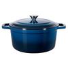 Enameled Cast Iron Dutch Oven, 5.7L Pot with Lid and Dual Handles, Heavy-Duty Durable Cookware Pan, Oven Induction Compatible up to 260 , for