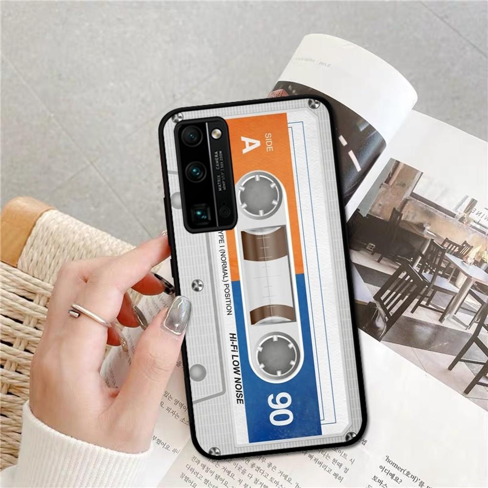 Vintage Cassette Tape Phone Case For Huawei Honor 10 Lite 9 20 7A 9X 30 50 60 70 Pro Plus Soft Silicone Cover