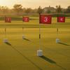 4 Pieces Practice Flagstick with Cup Numbered Golf Fiberglass