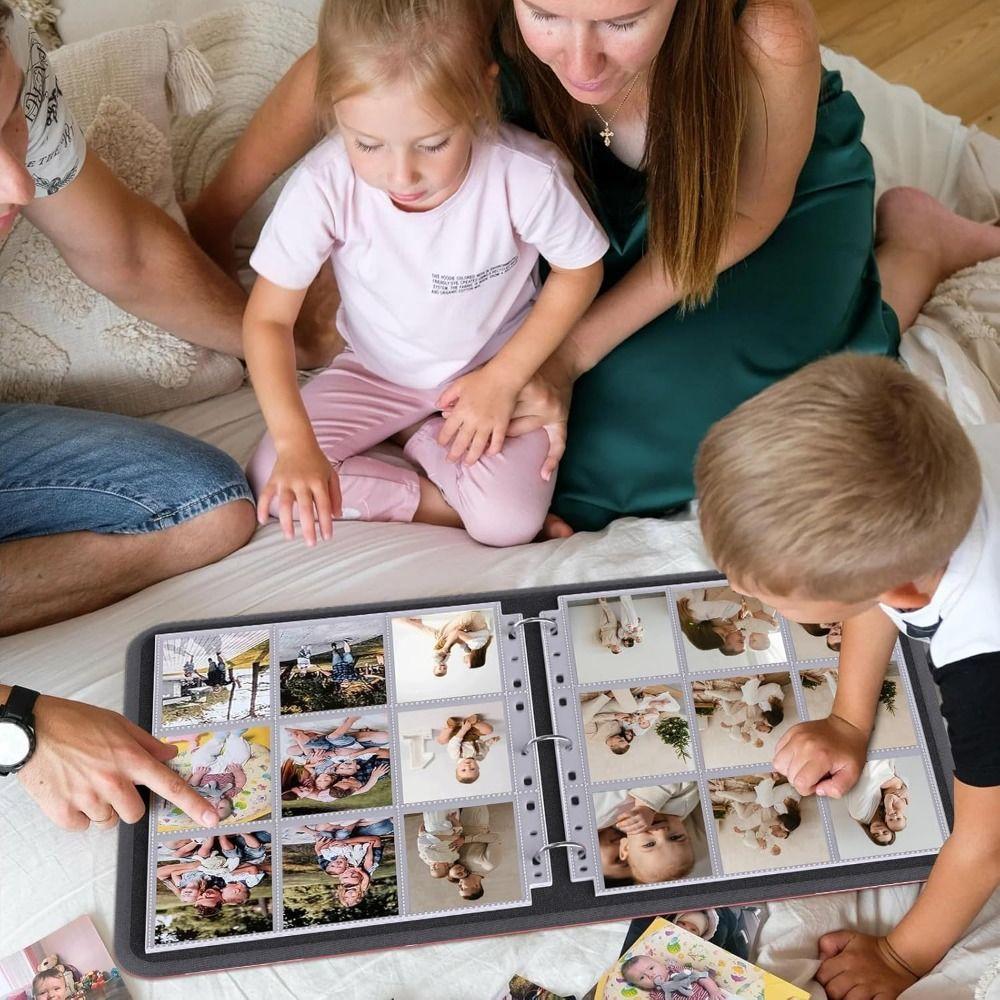 11-Ring Pockets Sleeve 9-Pocket Photo Album Refill Pages Kpop Photocard  Binder