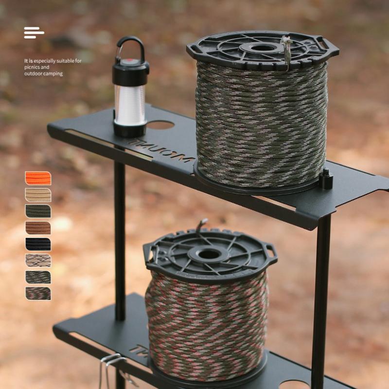9-Strang Paracord Seil 100m Rolle Geflochtene Outdoor Camping Zelt Abspannleine Strapazierfähige Lanyard Für Wandern Überleben DIY Bastelgebrauch