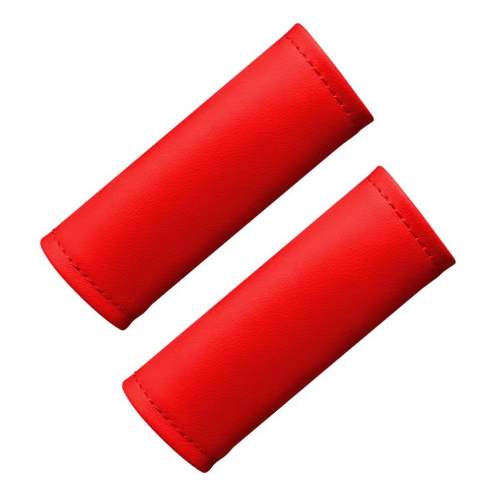 2Pcs Soft Pull Handle Gloves Non-slip Car Ceiling Handle Car Handle Cover Car Interior Decoration