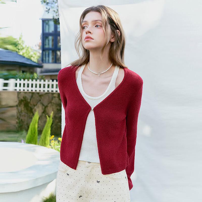 

Вязаный пуловер с V-образным вырезом Ledin M