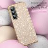 Plating Bling Glitter Phone Case For Samsung Galaxy Z Fold 7 6 5 4 Hard Plastic Shockproof Cover