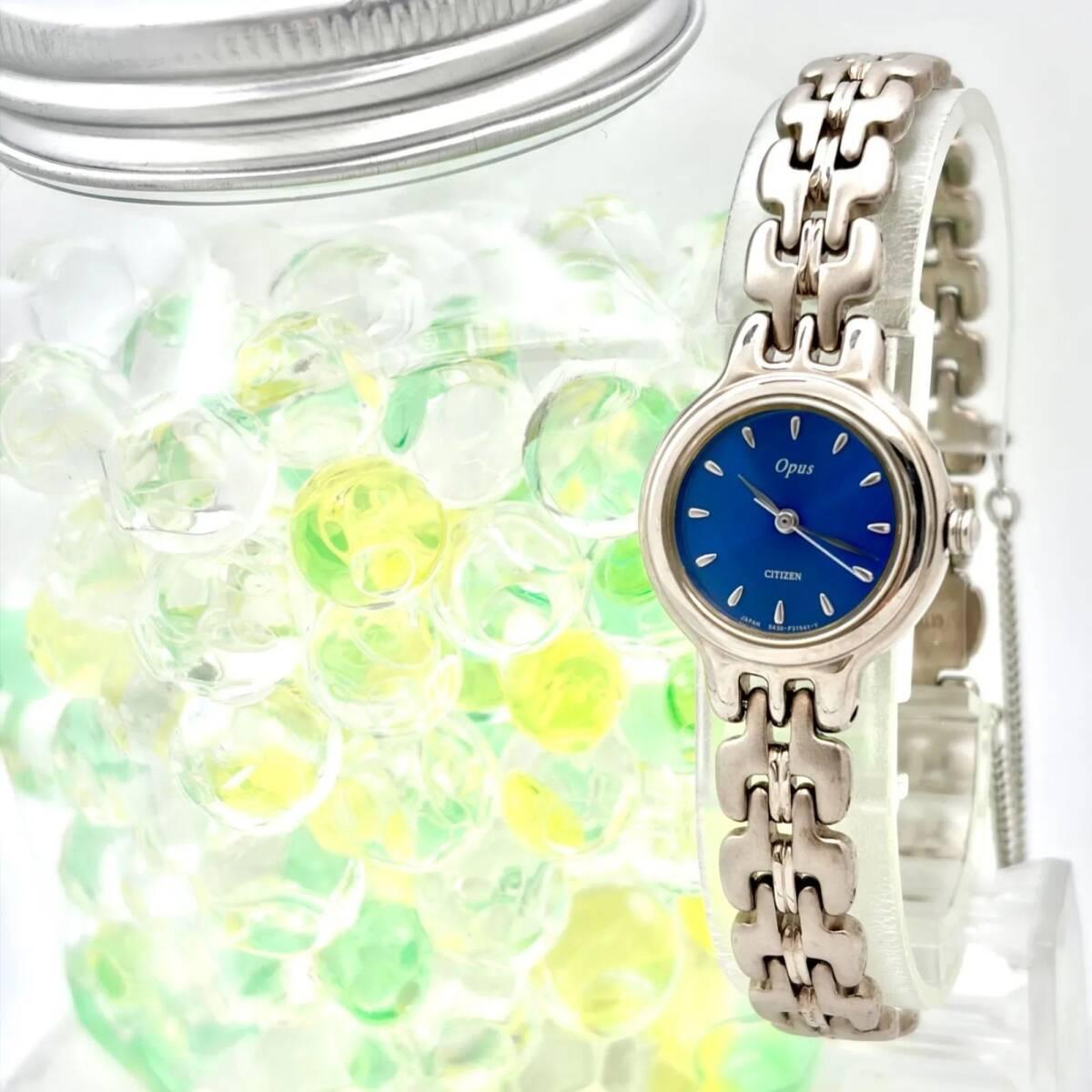 Used [New Battery] CITIZEN Citizen Opus Women s Watch Silver Blue 5431-F46941 400235