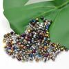 Dark Blue Multicolor 4/6mm 145pcs Rondelle Austria Faceted Crystal Glass Beads Loose Spacer Round Beads for DIY Jewelry Making