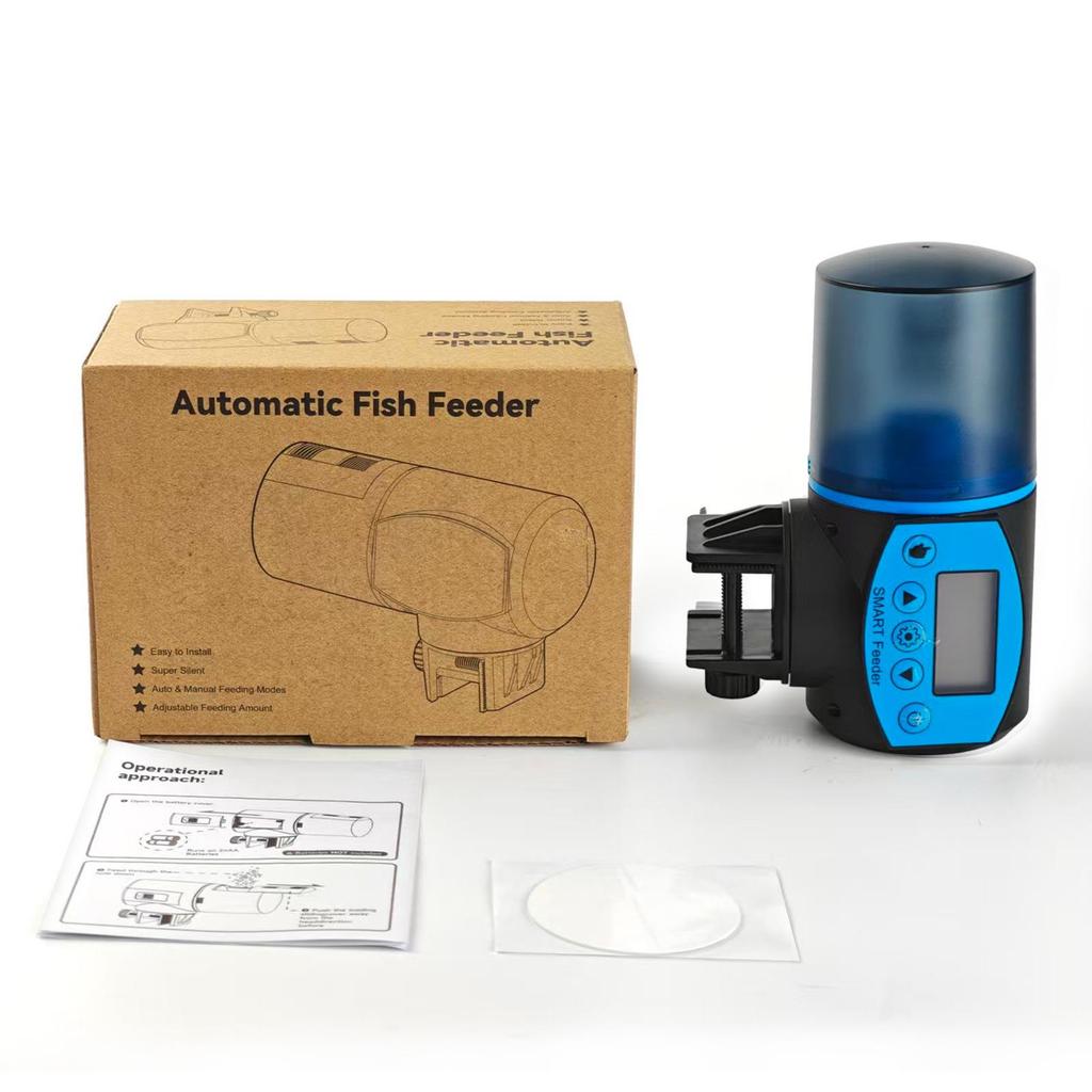 Smart Fish Tank Feeder: Large Capacity, Programmable Timer, Ideal for Aquariums, Koi, and Goldfish