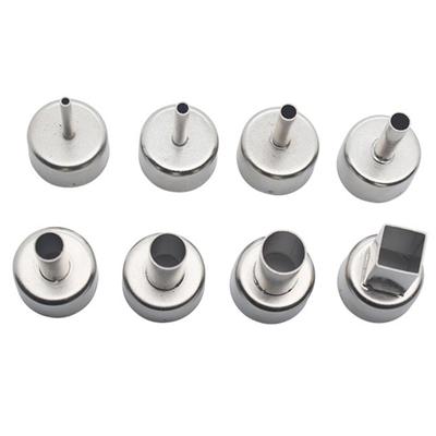 8 Stück 3-12mm Schweißdüsenspitze Heißluftpistolen Düsenhülse Heißluftpistolen Düse für 858D Heißluft-Rework-Stationen Zubehör