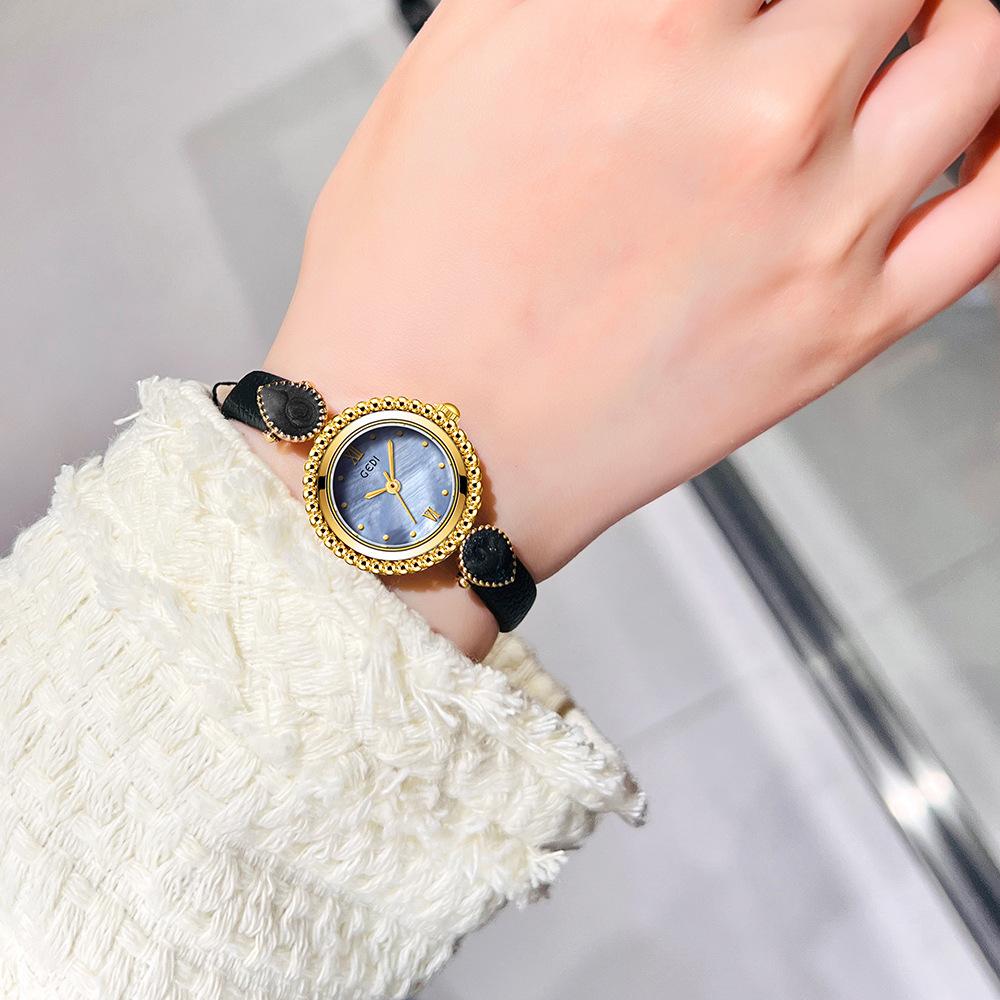 Bohemian Women'S Watch, Niche High-End Fritillary Disc, Small And Exquisite Temperament, Belt Quartz Watch