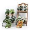 Exquisite Plastic Bonsai Set For Home And Photography Props Eucalyptus Banana Leaf Turtle Back Daisy Hibiscus