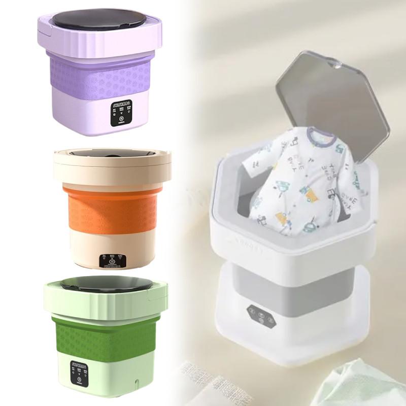 Elektryczna Mini Pralka Lekki Plastikowy Korpus Odpowiednia Mała Odzież