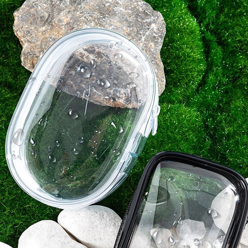 Peluş Bebek Çantası Pvc Şeffaf Pamuk Bebek Şeffaf Ekran Kılıfı Temizle Saklama Kutusu Anime Karikatür Bebekler Için