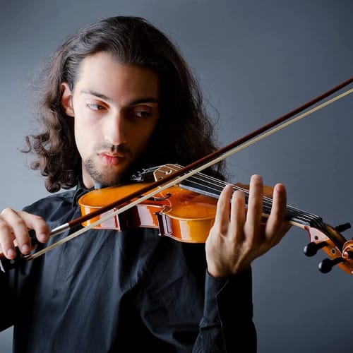 3-Piece Violin Bow Hair Replacement Kit, 29.2-inch Fiddle Bow Hair Tool, Musical Bow Hair Violin Horsehair, White