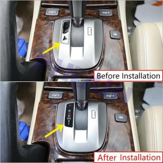 1x Gear Shifter Panel Sticker Selector P/R/N/D/D3/2/1 For Honda Accord 2008-2013