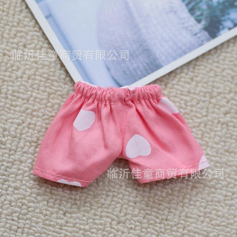 Labubu Doll Clothing Headmaster Dog Floral Dress 17cm Plush Doll Clothing Accessories Labubu I II Idol Doll Sitting Party