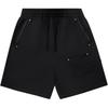 Li Ning Sports Simple Loose Comfortable Versatile Solid Color Lace-Up Straight Leg Casual Shorts Men Shorts AKSV539-1