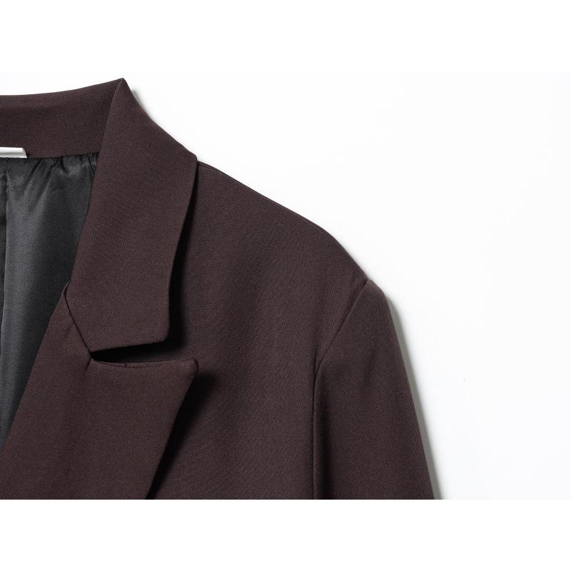 European & American Style 2025 Autumn/Winter Oversized Double-Breasted Casual Blazer