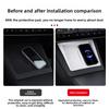 Autocollant de Voiture Pour Tesla Model 3 Y Juniper Highland 2023-2025 Rafraîchi Chargeur Sans Fil Pad en Silicone Console Centrale de Voiture Pad Antidérapant Voiture