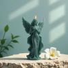Wings Goddess Scented Silicone Candle Mould Diy Prayer Angel Sculpture Gypsum Resin Mold Women Candle Making Supplies Home Decor