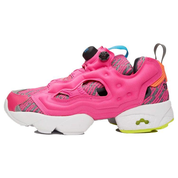 

Reebok Instapump Fury Celebrate Synthetic Leather Trendy Comfortable Low-Top Lifestyle Casual Shoes Women sneaker Pink AQ9242 38