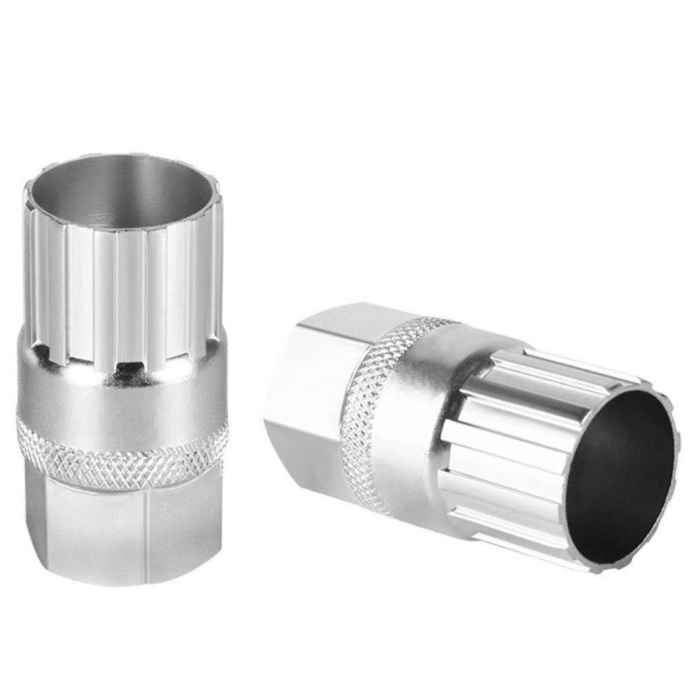 

2PCS Silver Bicycle Freewheel Tool 12 Spline Bicycle Flywheel Remover for Shimano Home Workshop Use срібний