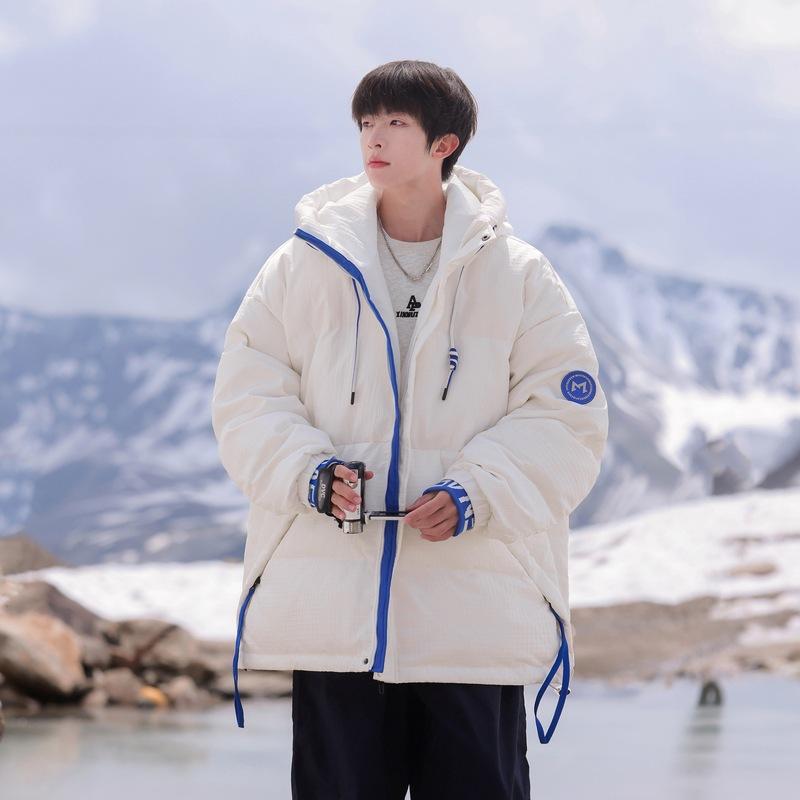 Winter New Youth Fashion Trend Casual Versatile Men and Women Thickened Warm Cold Down Jacket Warm