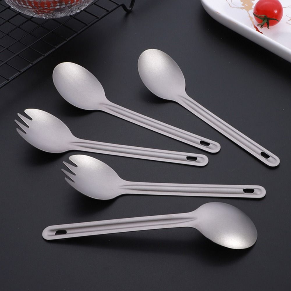 Long Handle Outdoor Camping Fork Portable Cutlery Fork Chopsticks New EDC Tool  Outdoor Tool