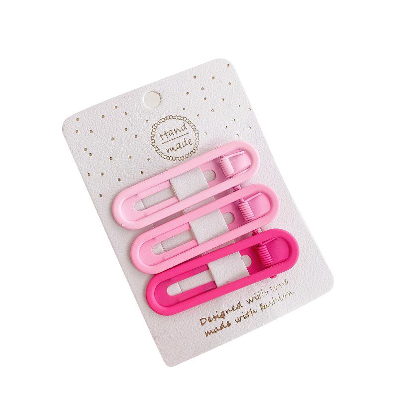 Colorful Hollow Square Hair Clips for Children - Stylish Metal Hairpins for Babies
