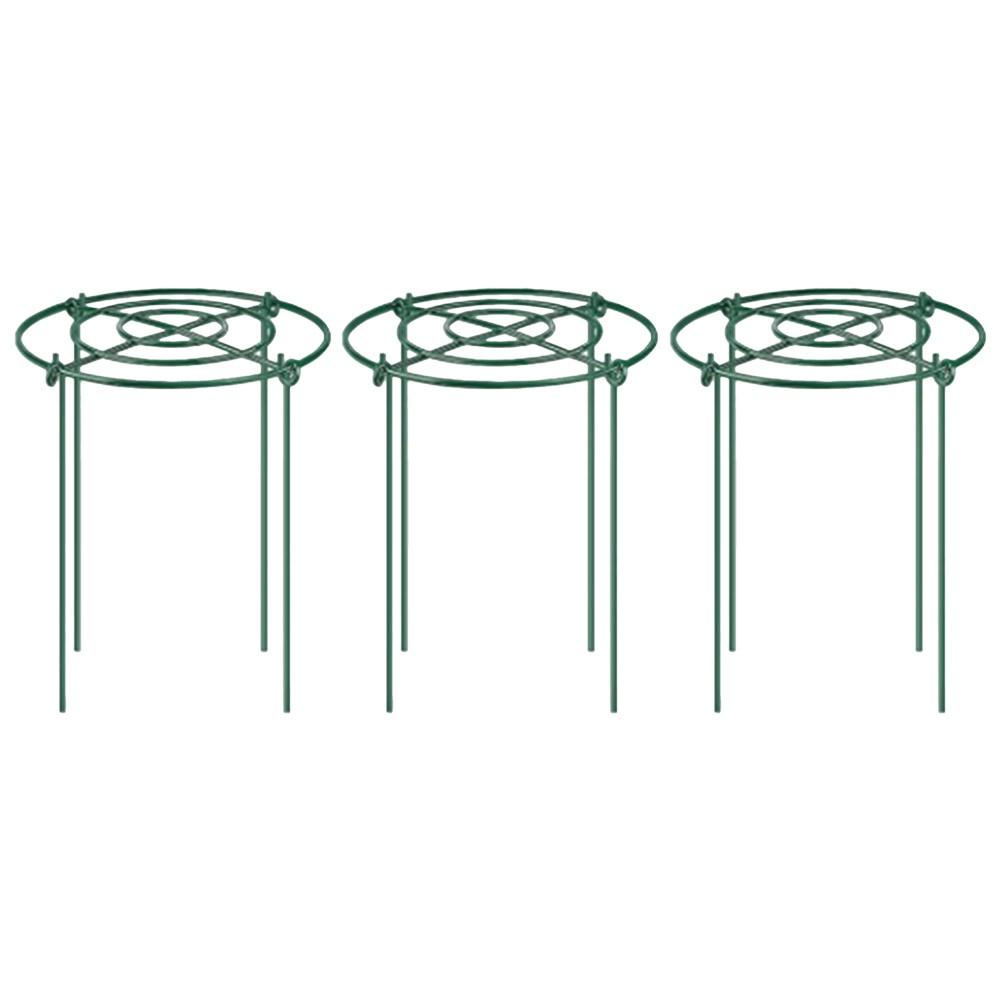 3-pack Metallväxtstödbur för Pioner Rosor Tomater Hortensior Ny