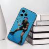 Cool Tennis Star Portrait Phone Case For iPhone17,16,15,14,13,12,11 Plus,Pro Others Soft Black Cover