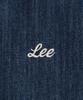 LEE Women'S Short Crop Denim Short Sleeve Shirt Indigo Dark