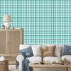 Wallpaper Fabric Pattern Turquoise and Celadon for Living Room and Bedroom 50x1000