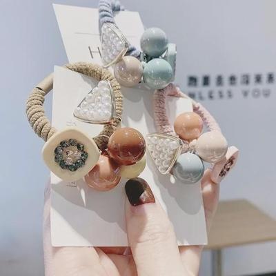 Korean Fresh Forest Hair Accessories – Simple Elastic Hair Band and Stylish Bracelet