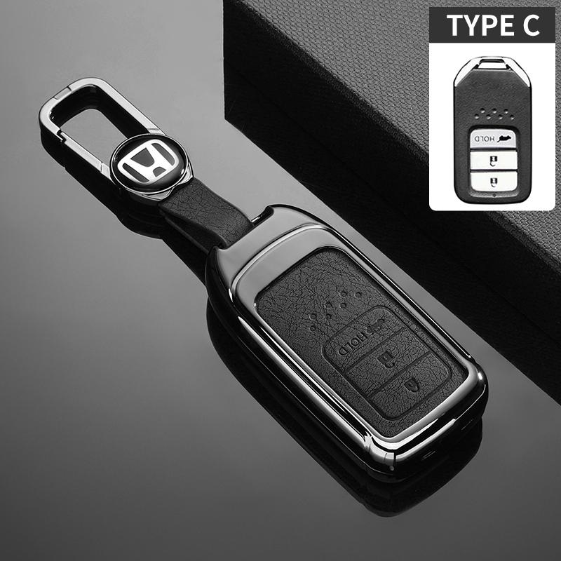 Car Key Case Cover Protection Shell For Honda Civic CRV HRV Accord Pilot Fit Freed Vezel Odyssey 2018-2022 EX EXL Smart Keyless