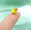 1/6 1/12  Doll House Simulation Miniature Mini 4 Little Yellow Ducks Model Decor