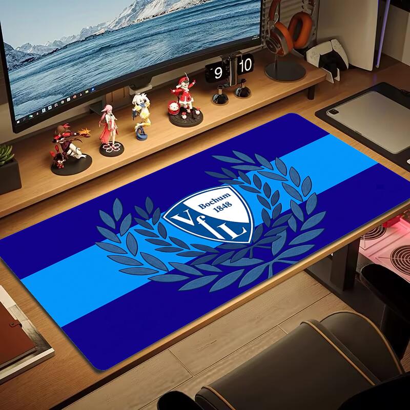 VfL Bochum 1848 Mouse Pad Large Gaming Table Cushion Non-slip Laptop Tablet Big Mousepad XXL Mat Mini PC Playmat With Lock edge_xia
