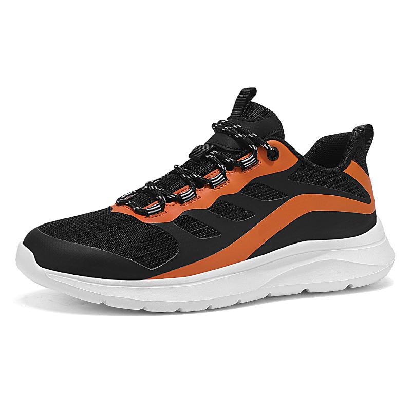 Mens Running Shoes 2026 New Breathable Mesh Lightweight Sports Shoes Street Fashion Casual Short Distance Flat Sports Shoes Man