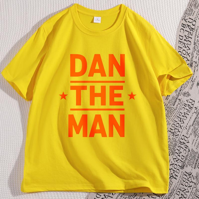 Mens Funny Dan T Shirts Casual Cotton Short Sleeve Round Neck Tshirt Loose Streetwear Graphic Tees Round Neck Male Clothes