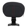 Motorcycle Passenger Seat Backrest Comfortable Strong Support Stabe Balance Removable Universal for Motorbike Red