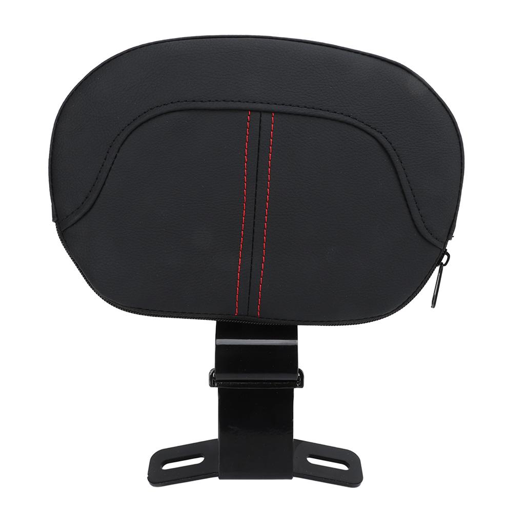 Motorcycle Passenger Seat Backrest Comfortable Strong Support Stabe Balance Removable Universal for Motorbike Red
