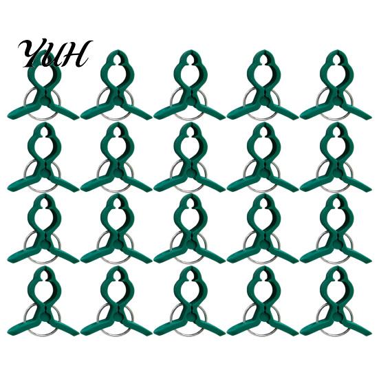 Heavy Duty Plant Clips 20Pcs Support Clips, Plastic Gentle Clamps, Cucumber Growth Tomato Cage for Climbing Vines, Flowers Stems Flower Trellis