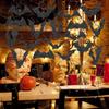 30PCS Glittered Bats Swirls Ceiling Ornament Bats Hanging Swirls Decoration A0KF