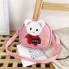 Mouse And Rabbit Shoulder Bag Adjustable Shoulder Strap Childrens Zipper Design