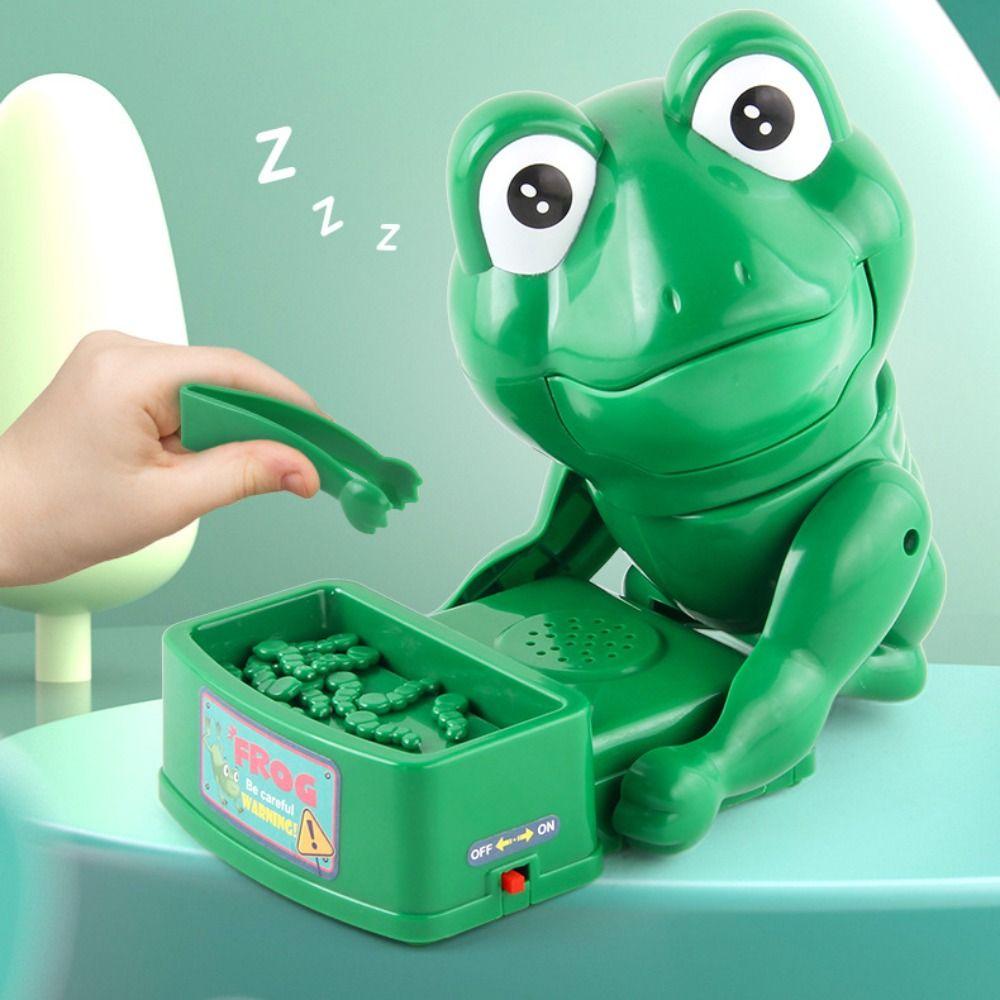 Multifunctional Stealing Insect Frog Biting Prank Toys Plastics Frog Board Games  Birthday Gift