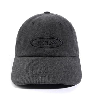 KENDA OVAL LOGO PIGMENT Kappe - schwarz / PGBC01-14S