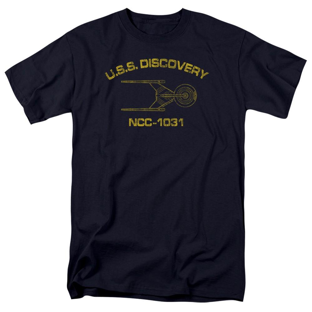 Star Trek Discovery - Discovery Athletic - Adult Unisex T-Shirt - Blue 3XL