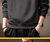 High-End American Retro Heavyweight Half-High Collar Men's Hoodie - Autumn Loose Henley Style