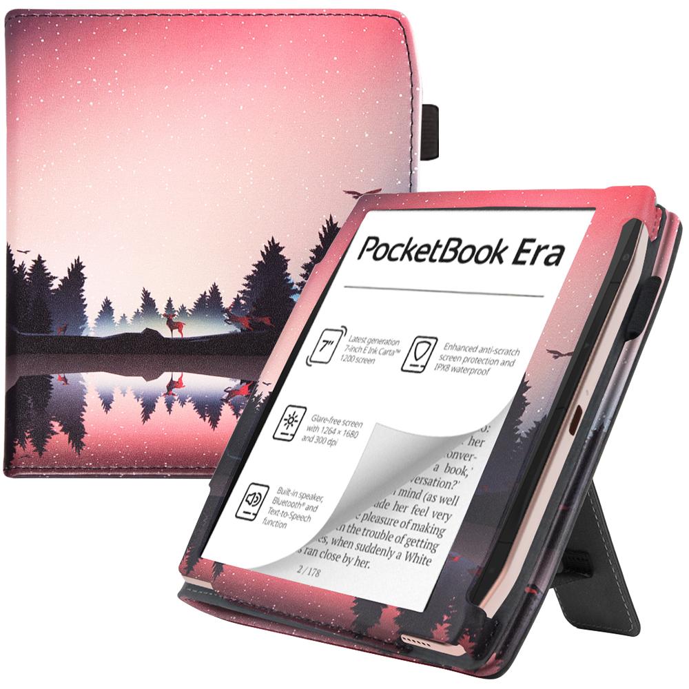 Geschikte hoes voor Pocketbook Era PB700 Hoes 7  E-reader met Slaapfunctie, Handsteun, Standaard, Schokbestendig en Anti-Val Beschermhoes Pocketbook Era PB700