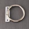 Iron Sheet Circle Iron Ring New Chinese Home Improvement Drawer Wardrobe Door Cabinet Surface Mount Double Hole Small Handle