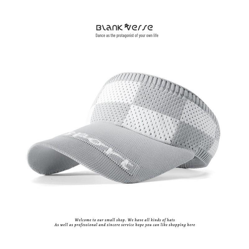Korean Style Open Top Summer Running Hat for Women - Trendy Outdoor Sun Protection